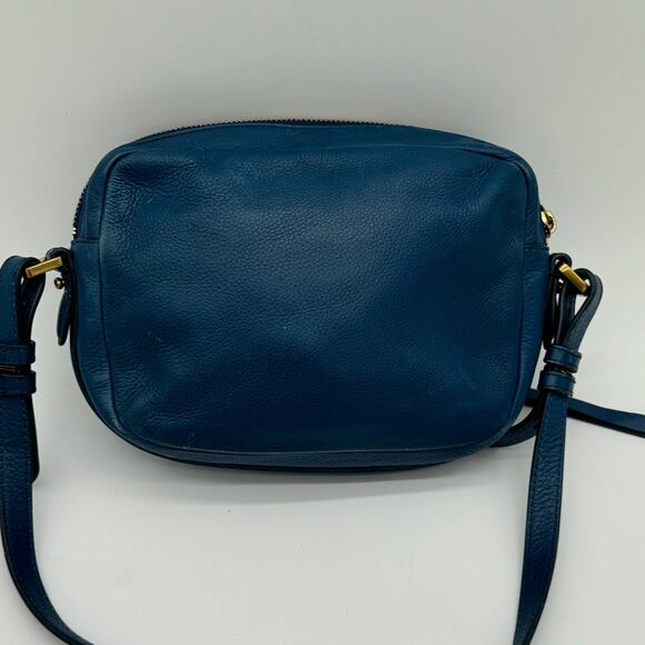 Fossil Kendall Fringe Western Casual Boho Crossbody Blue Bag - Picture 4 of 7